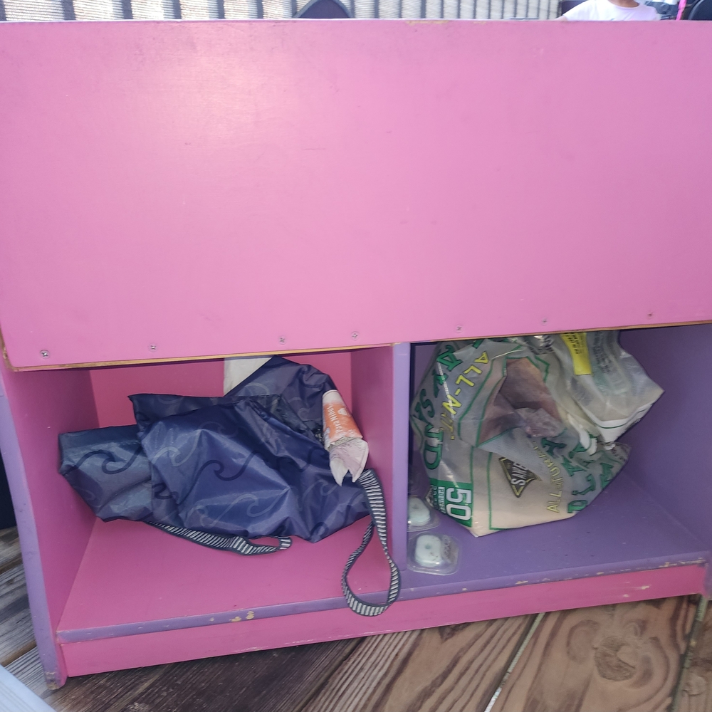 Kaplan Early Learning Co. Kids Wooden Sitting Bench With Double Storage Cubby - Picture 4 of 4